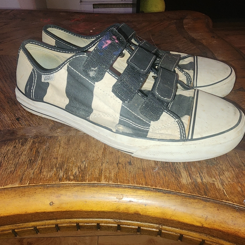 Vans Black and White Sneakers with Classic Design